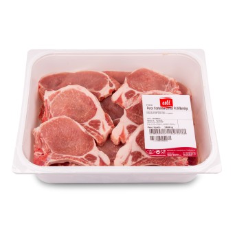 Porco Costeletas Lombo Frescas Uli Bandeja