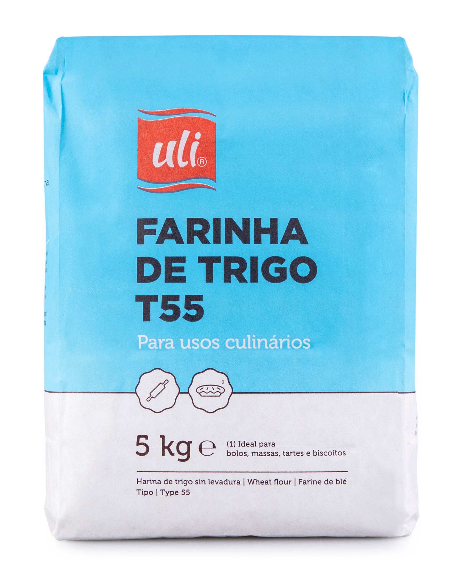 Farinha Tipo 55 s/ Fermento Uli Saco 5 kg