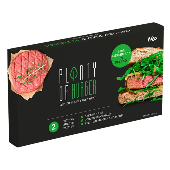 Hambrguer Vegan Congelado Planty of Meat 8x125 g