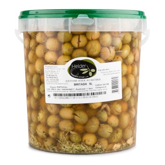 Azeitona Verde Britada Balde 3 kg