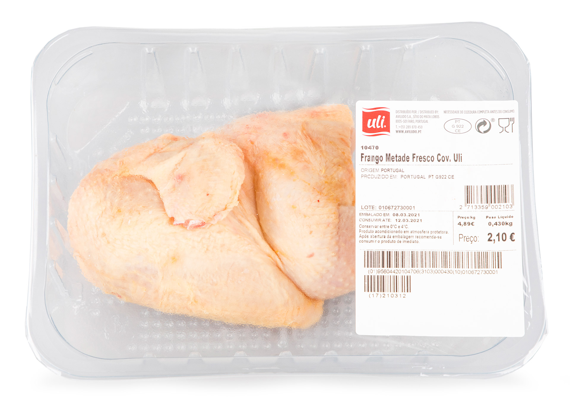 Frango Metade Fresco Uli Cuvete