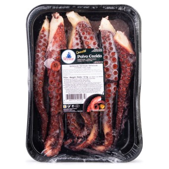 Polvo Cozido Tentculos 200/300 g Congelado 3x1,5 kg