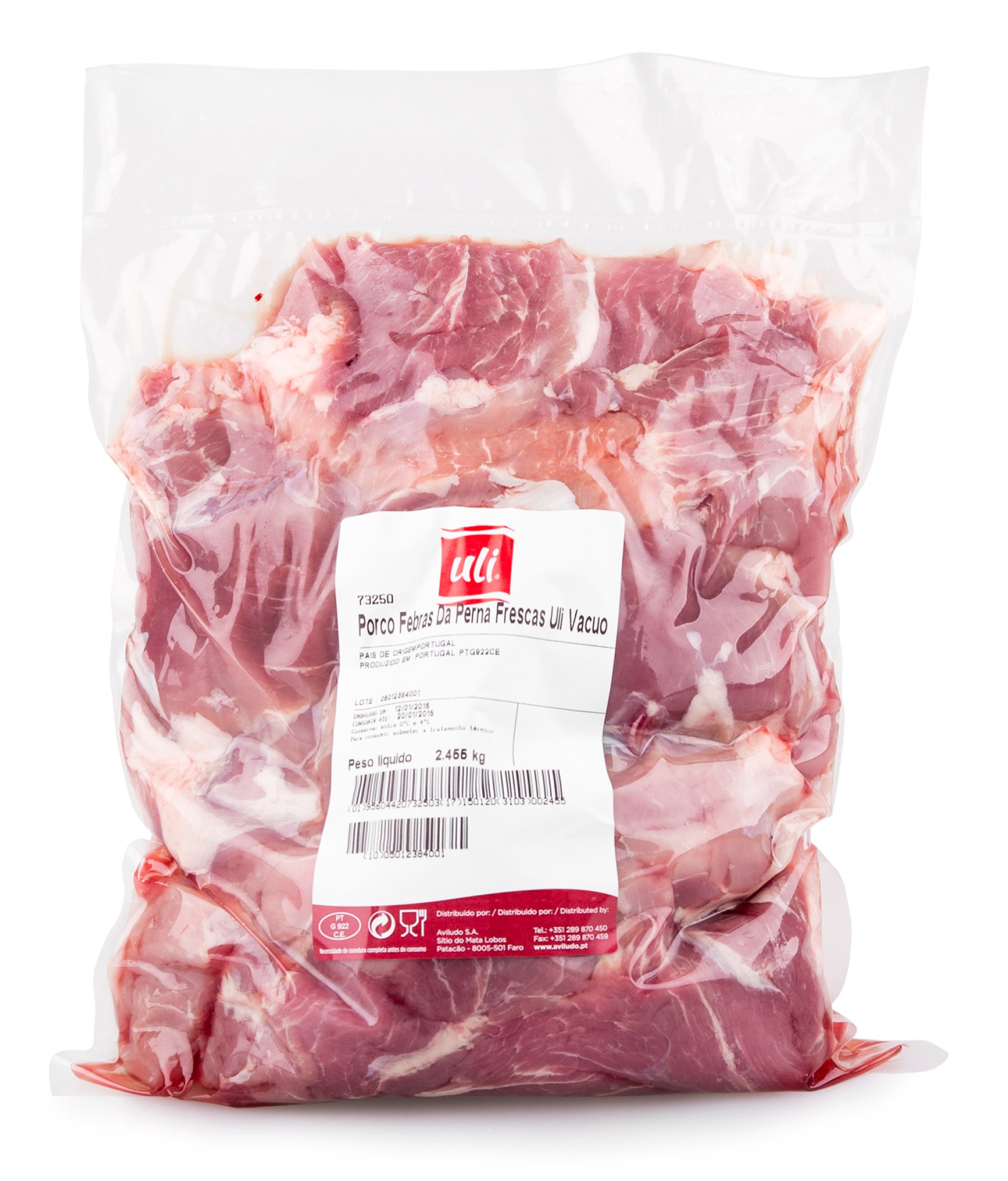 Porco Febras Perna Frescas Uli V�cuo