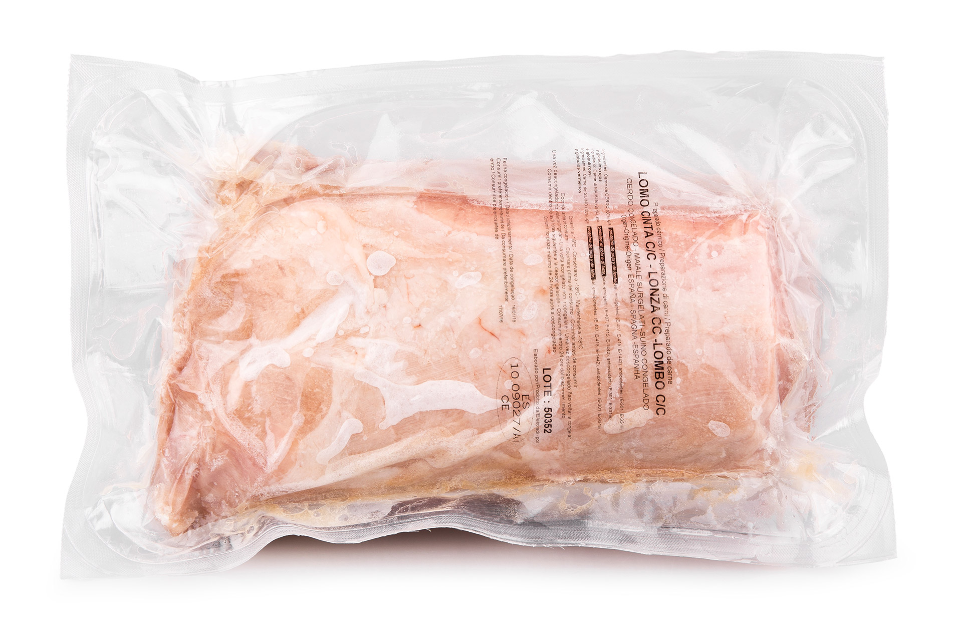 Porco Lombo Metades Preparado Congelado V�cuo
