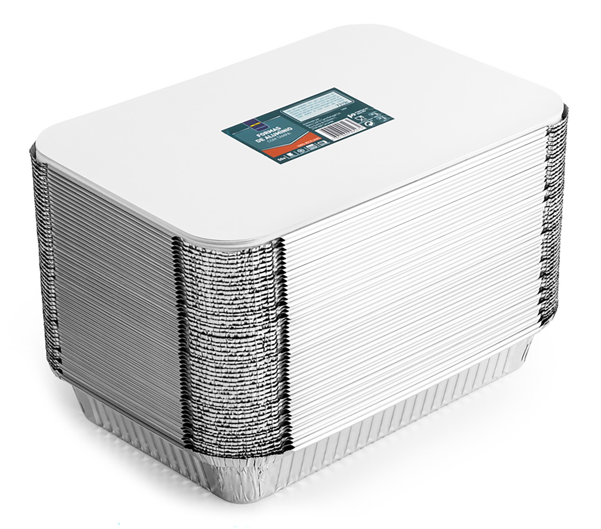 Forma Alumínio c/ Tampa 2100 ml METRO Profissional Emb. 50 Un Forma Alumínio c/ Tampa 2100 ml METRO Profissional Emb. 50 Un