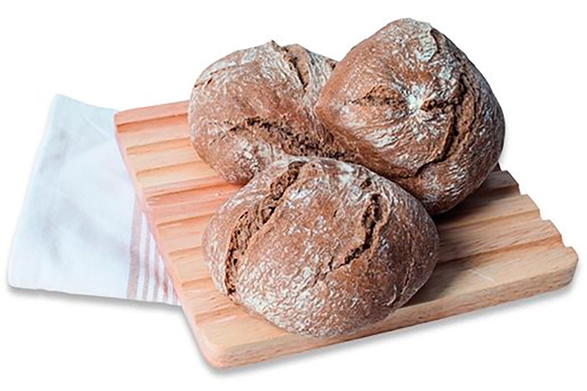 Pão Bola Centeio Congelado Baker & Baker 75x80 g Pão Bola Centeio Congelado Baker & Baker 75x80 g