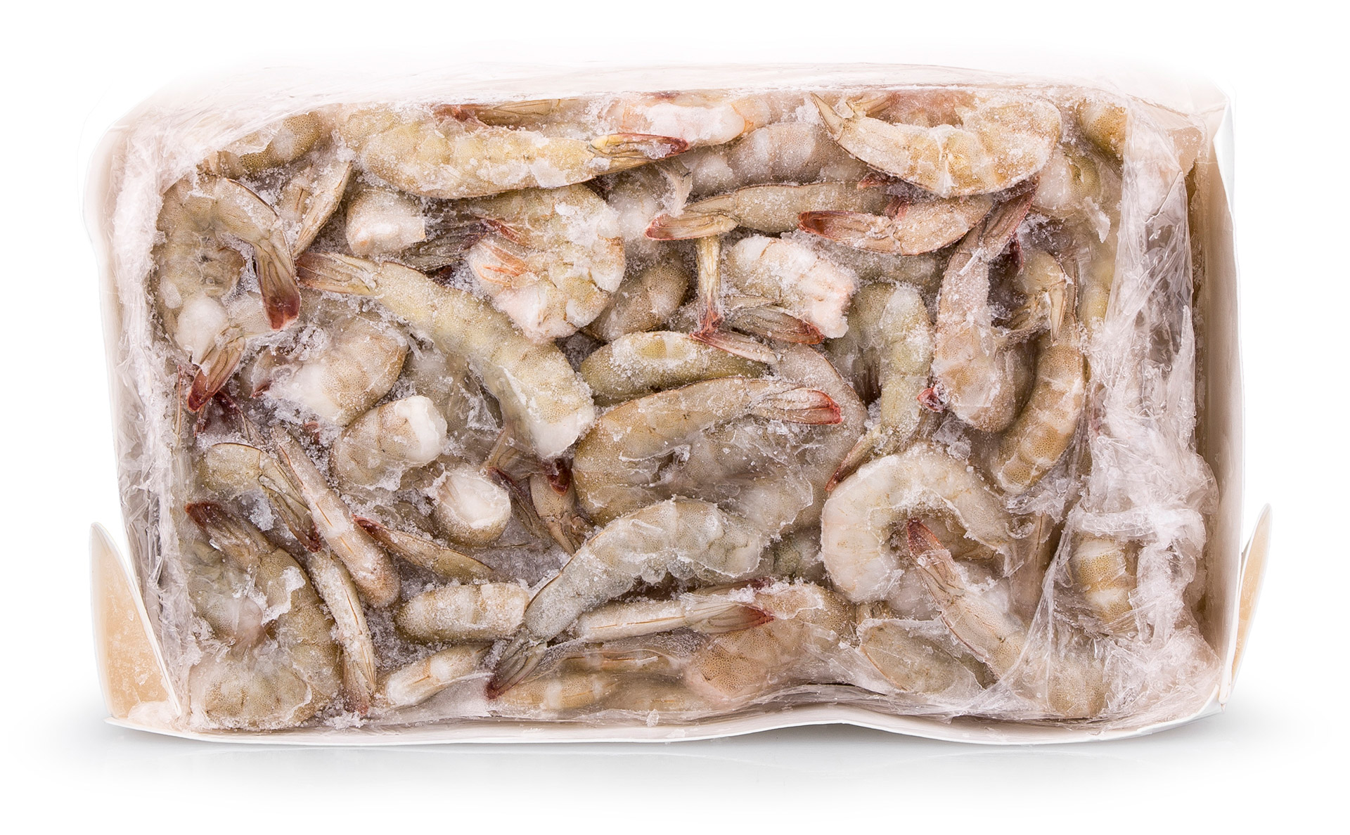 Camar�o Vannamei s/ Cabe�a 36/40 Congelado Cx 2 kg