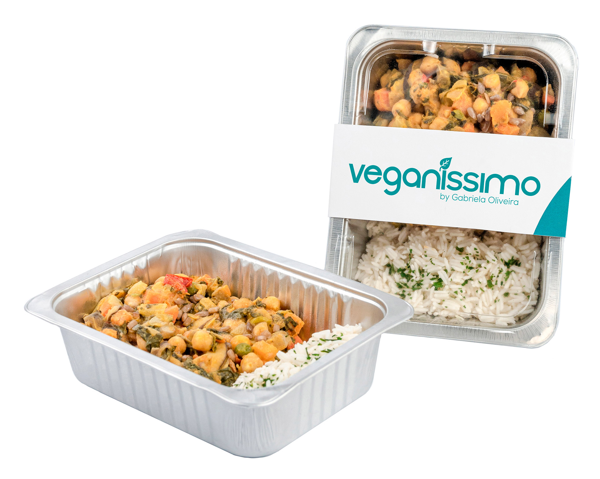 Caril Legumes Arroz Basmati Vegan Congelado 6x400 g