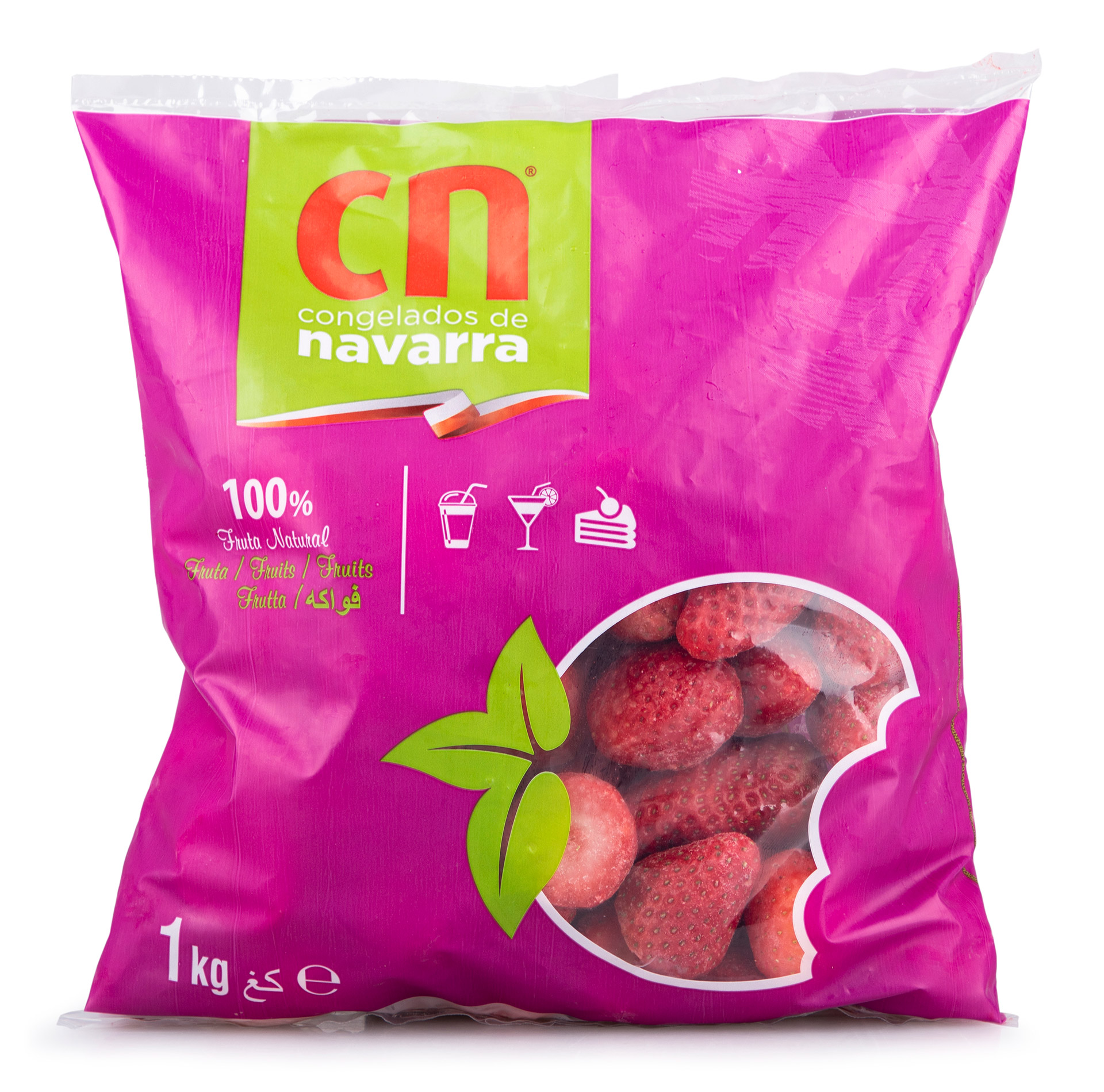 Morangos Congelados Congelados de Navarra 5x1 kg