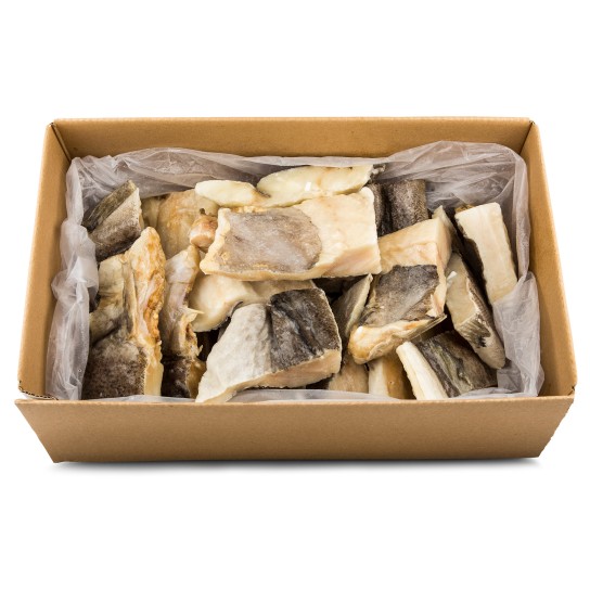 Bacalhau Demolhado Posta M�dia +/- 250 g Congelado Uli Cx 5 kg