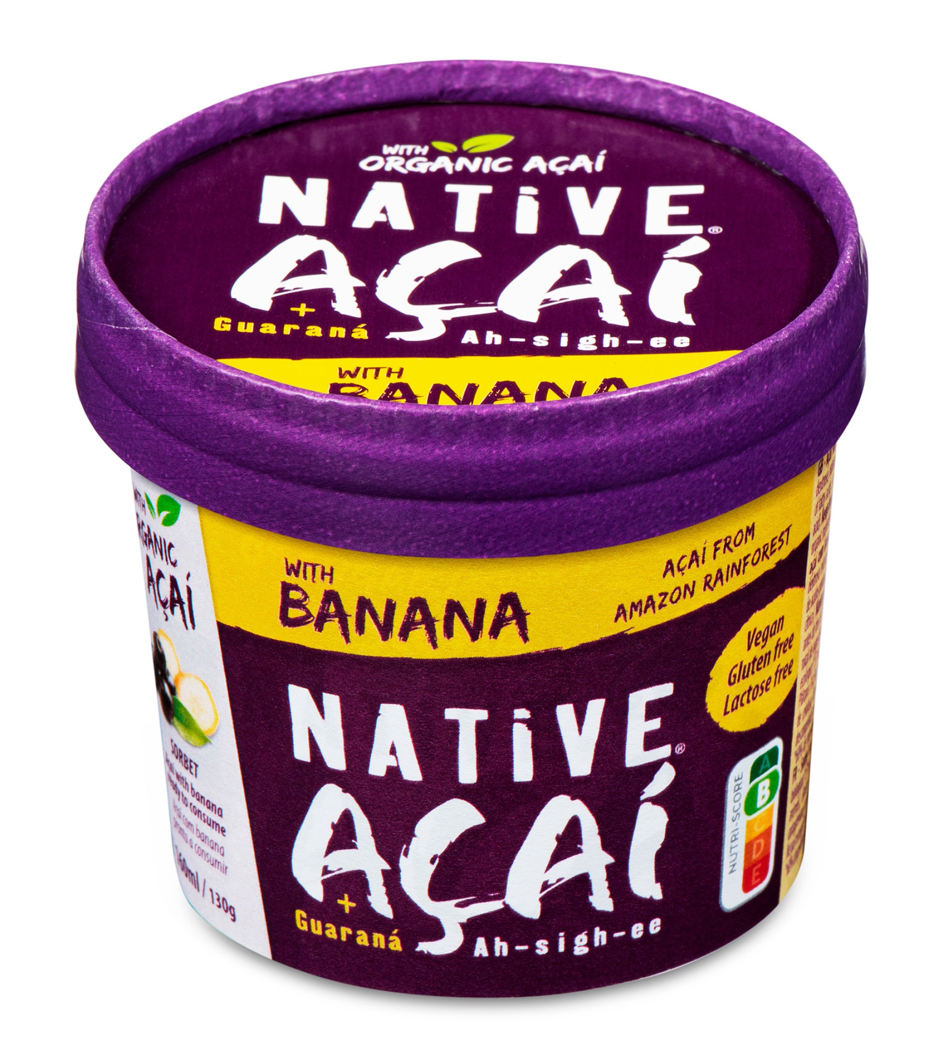 Sorbet A�a� Guaran�/Banana Congelado 20x160 ml