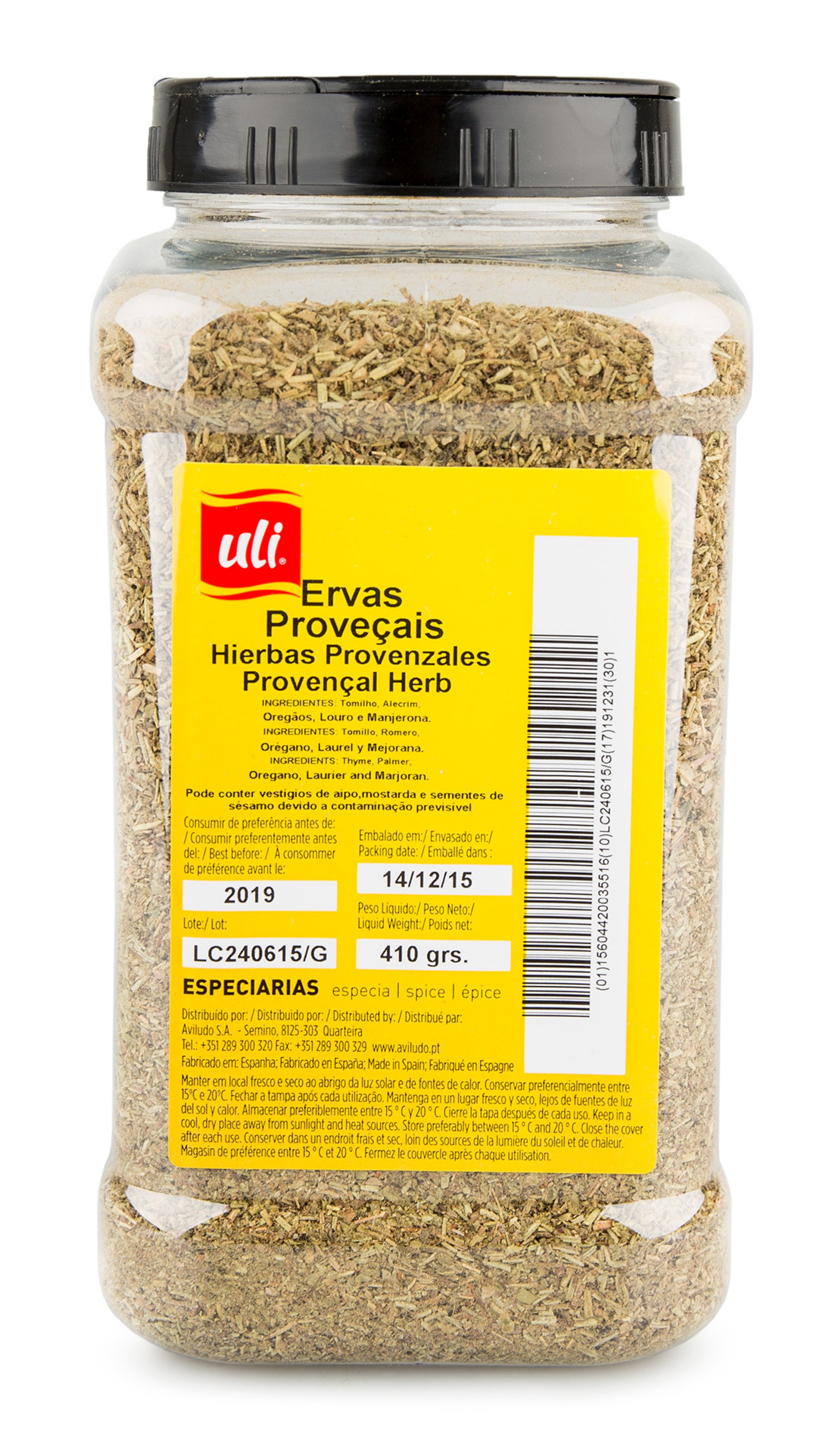 Ervas Provencais Uli Pet 410 g