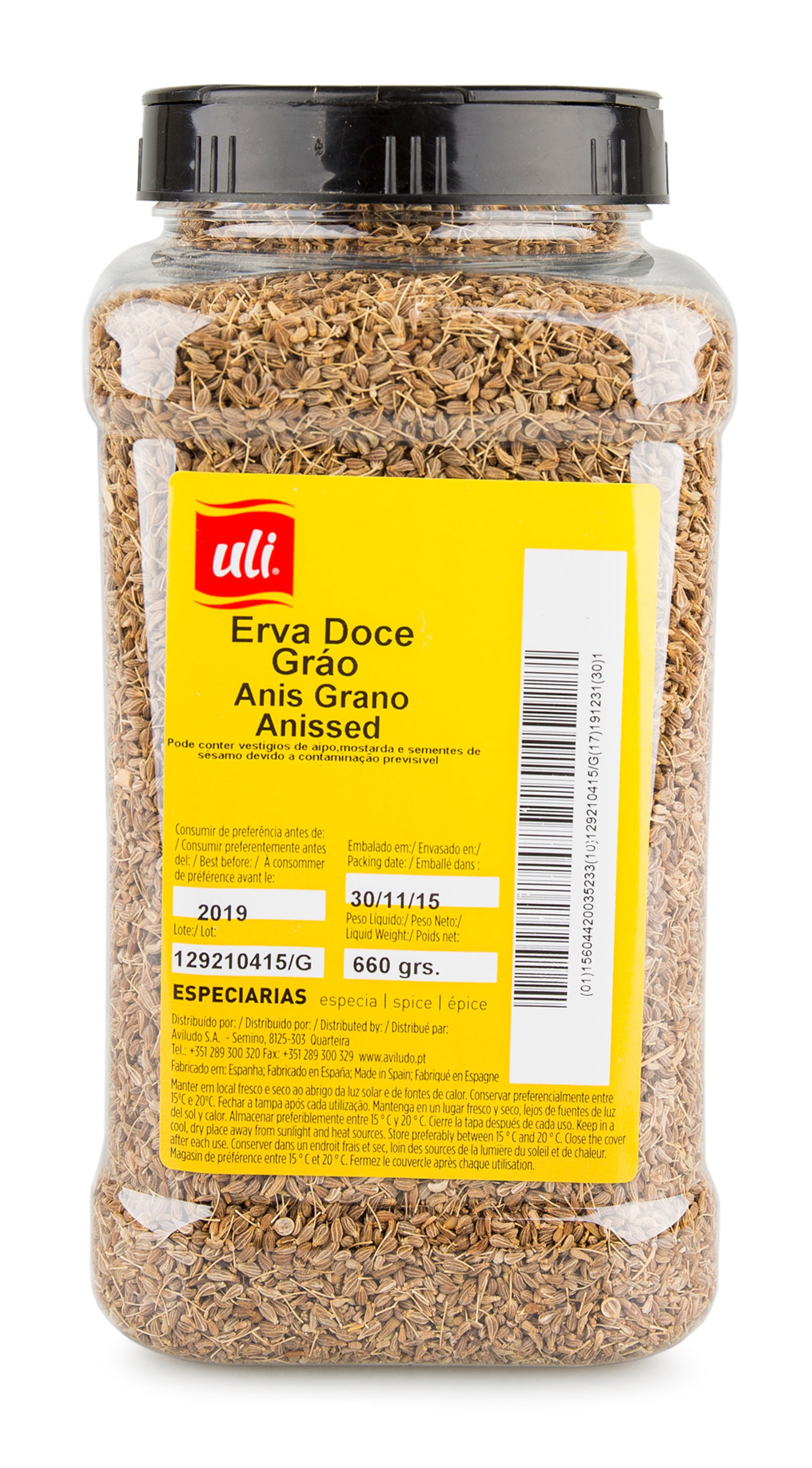 Erva Doce Grão Uli Pet 660 g Erva Doce Grão Uli Pet 660 g