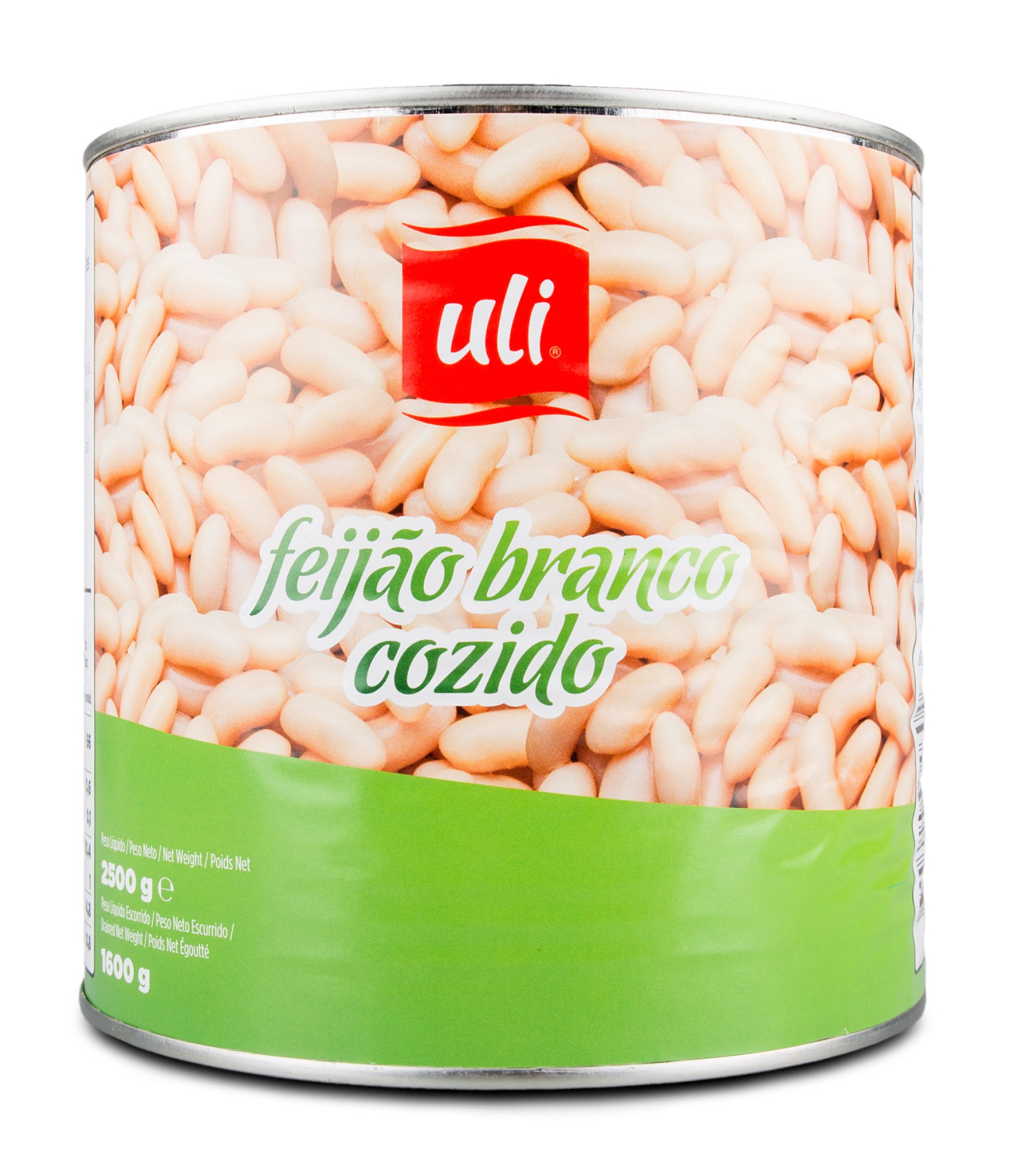 Feijão Branco Cozido Uli 6x2,5 kg Feijão Branco Cozido Uli 6x2,5 kg
