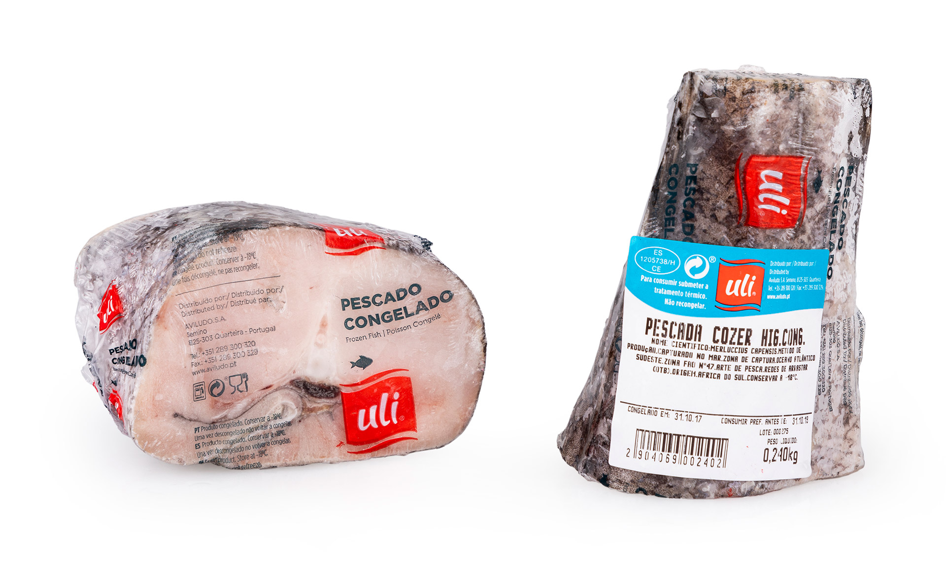 Pescada Cozer Higienizada Congelada �frica do Sul Uli Cx 4 kg