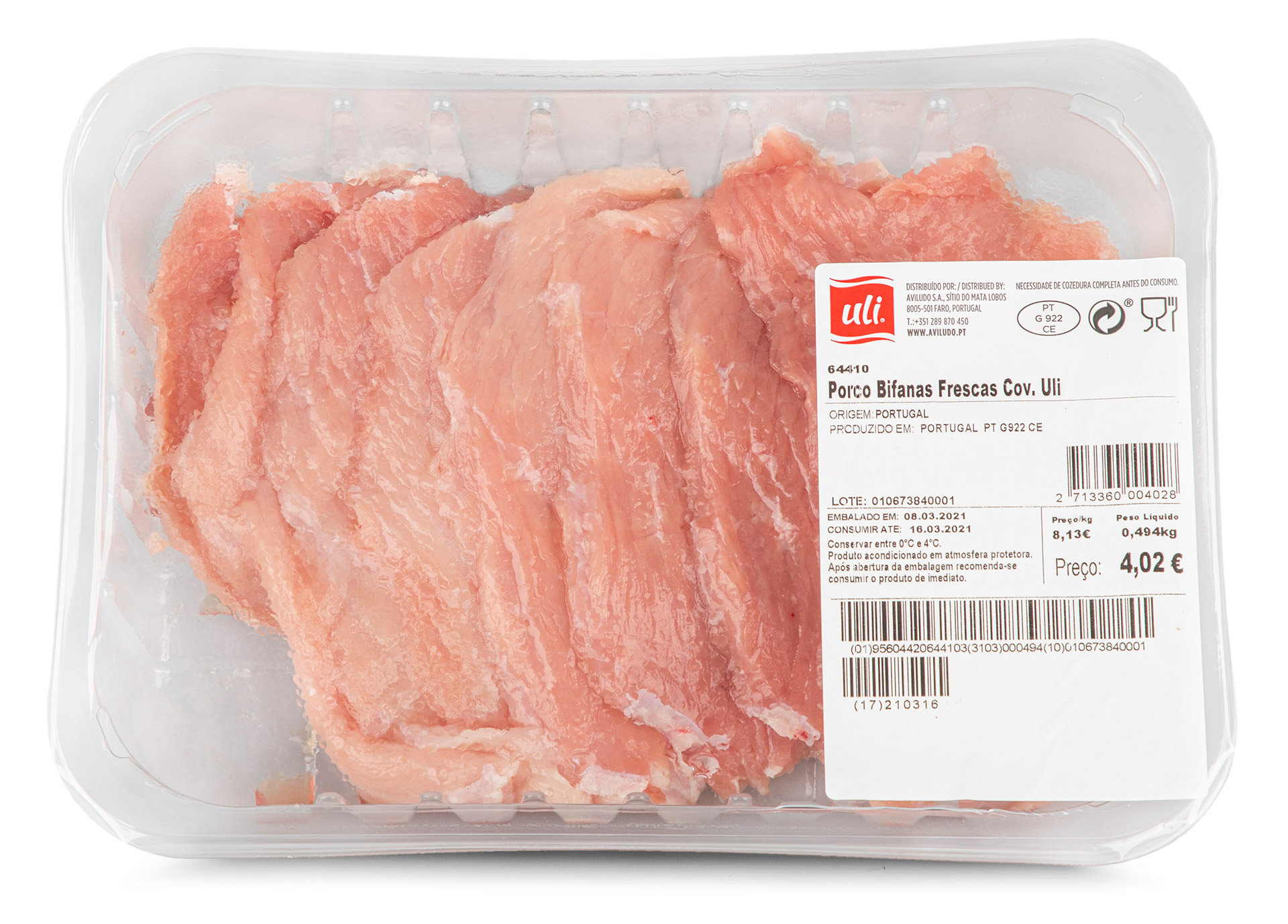 Porco Bifanas Frescas Uli Cuvete Porco Bifanas Frescas Uli Cuvete