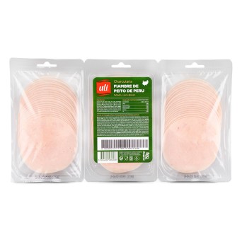 Fiambre Peito Peru Fatiado Uli 3x250 g