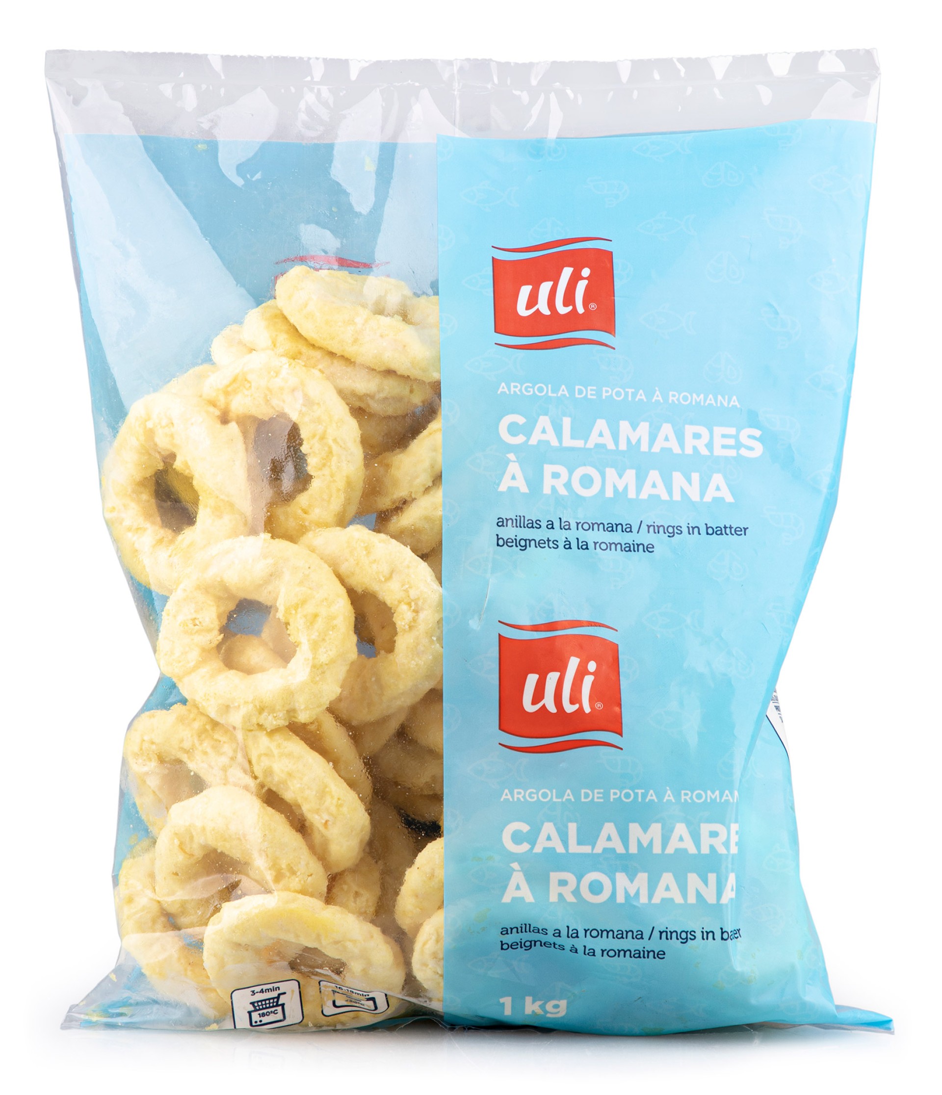 Calamares Romana Congelados Uli 4x1 kg