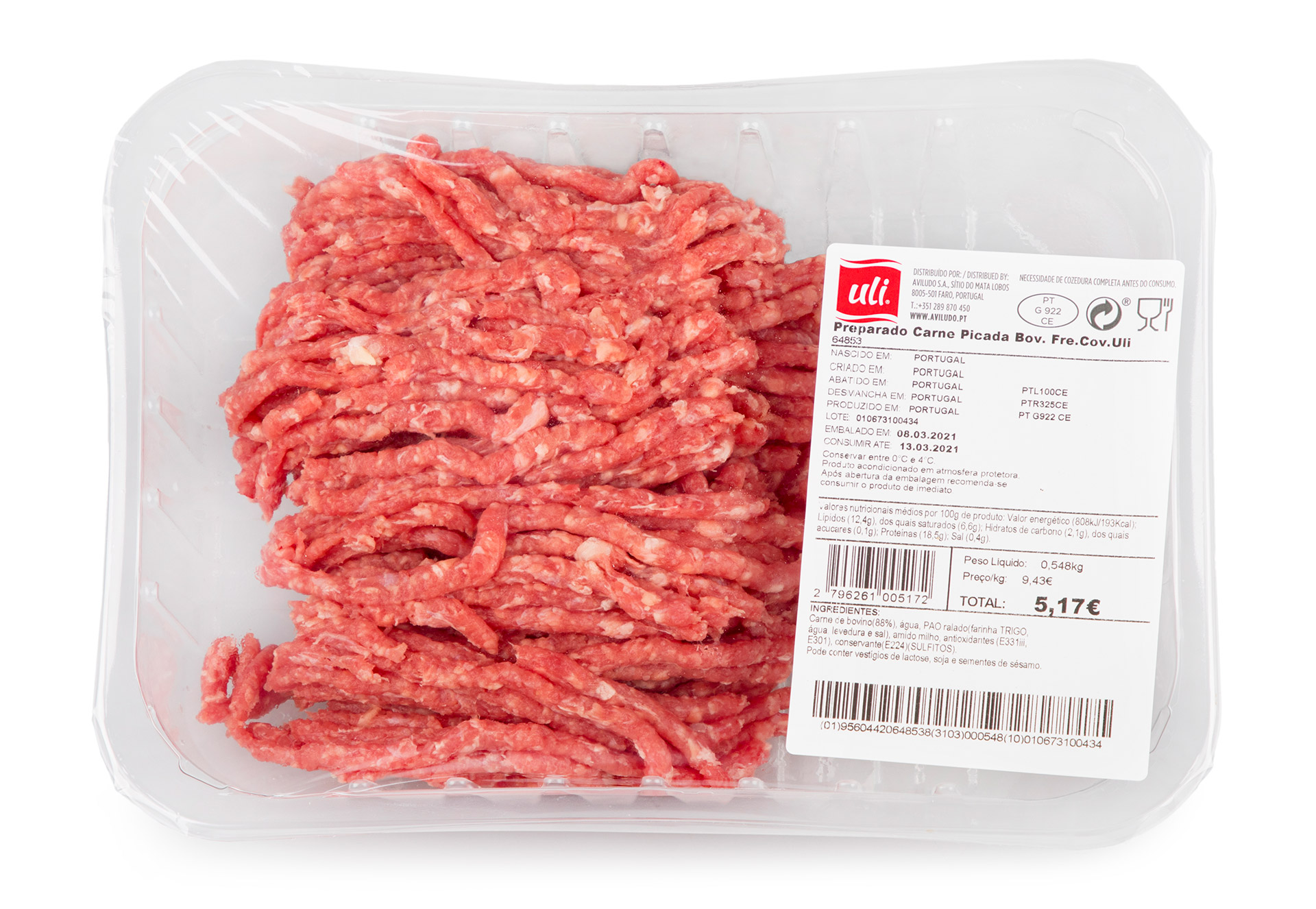 Preparado Carne Bovino Fresco Uli Cuvete