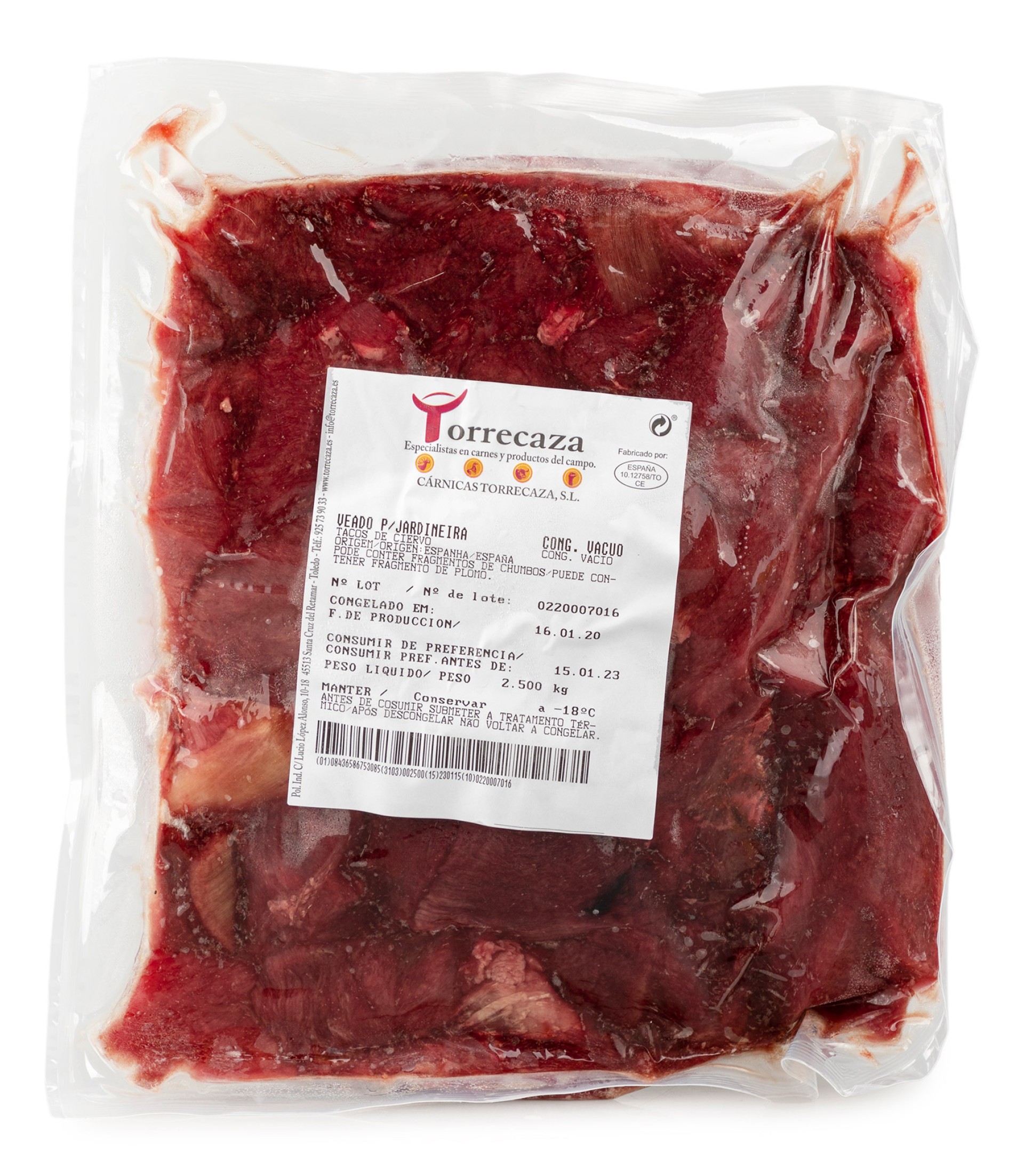 Veado p/ Jardineira Congelado Vácuo Veado p/ Jardineira Congelado Vácuo