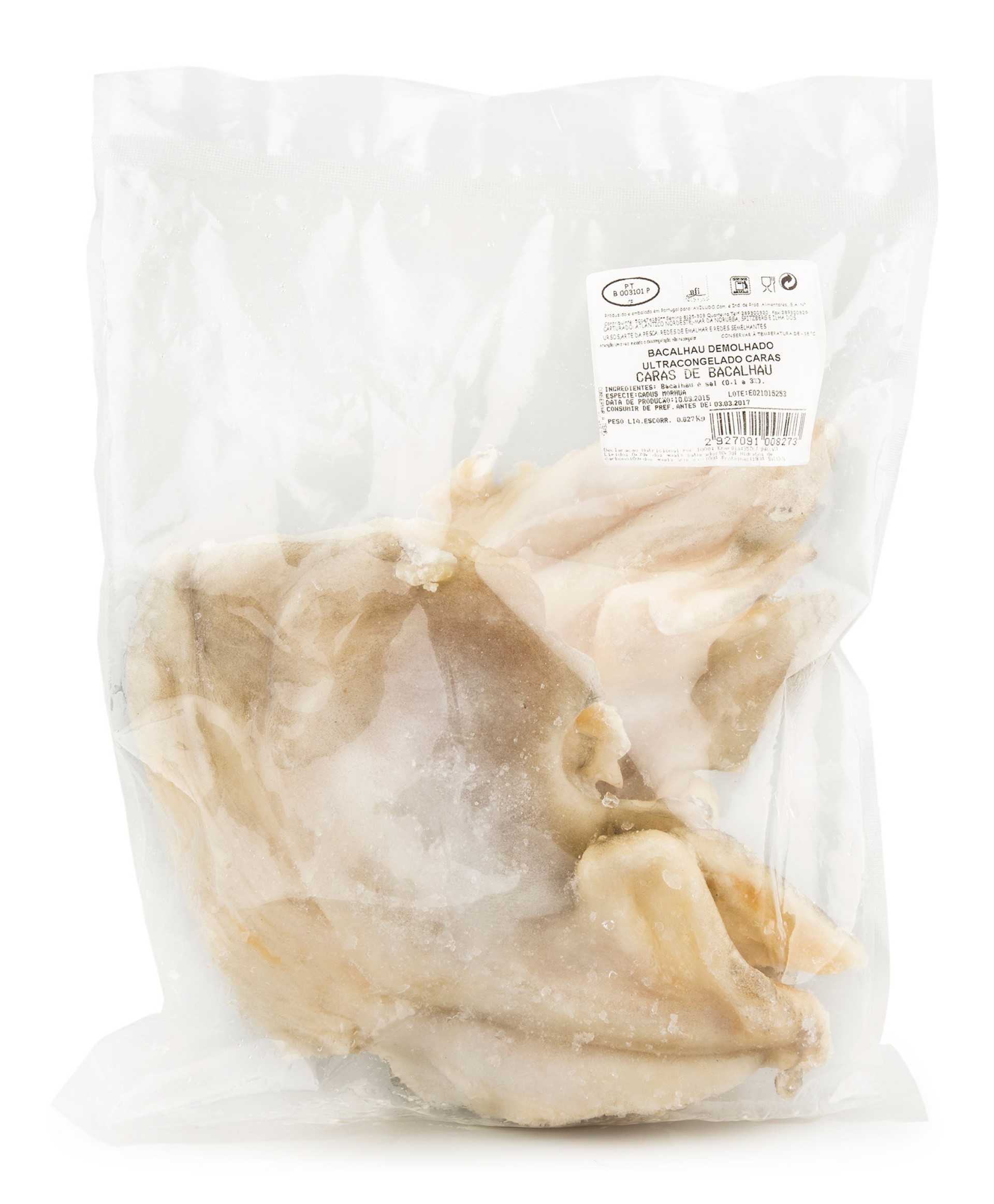 Bacalhau Demolhado Caras Congelado Uli Cx 6 kg