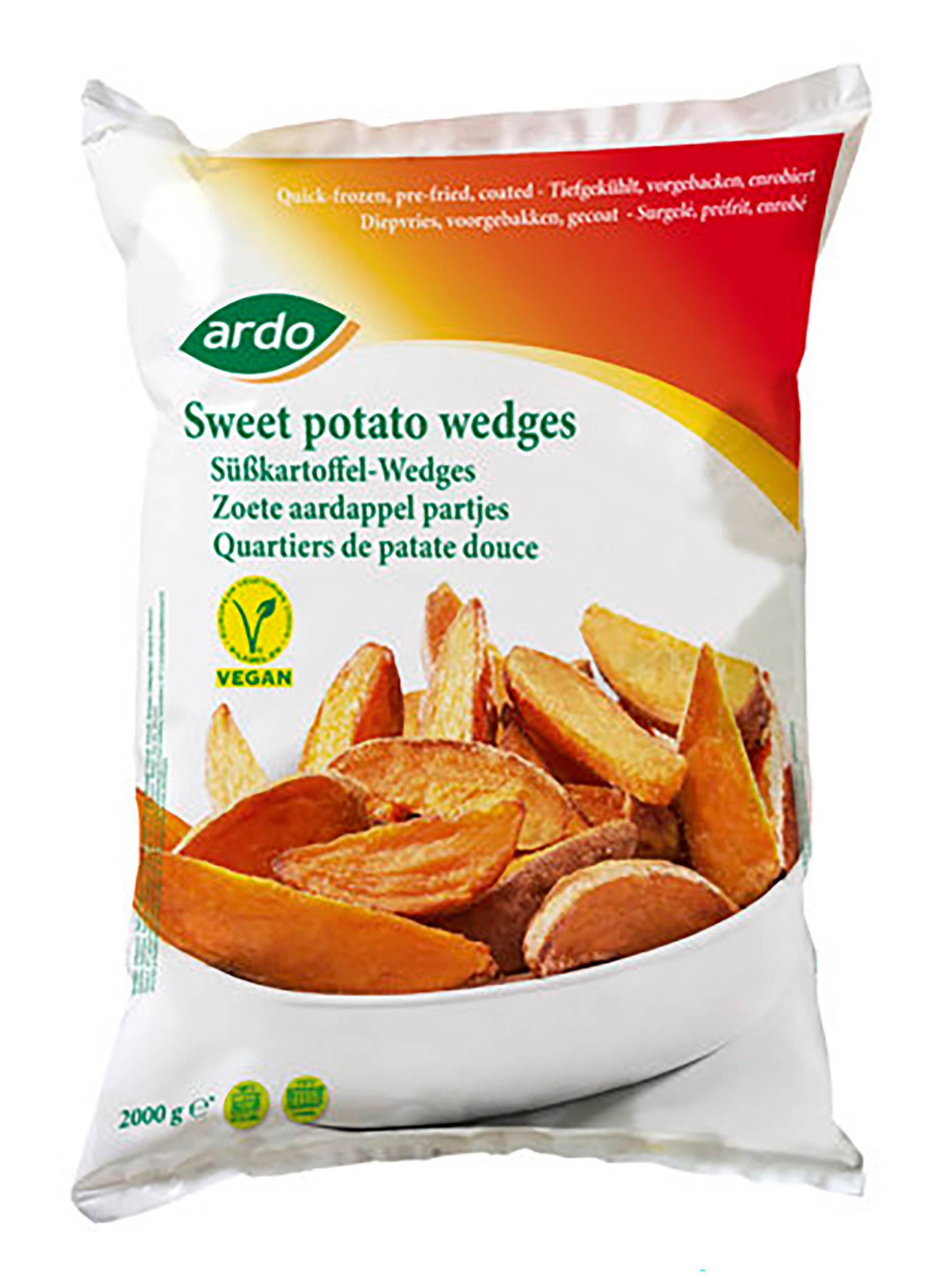 Batata Doce Gomos c/ Pele Congelada Ardo 4x2 kg