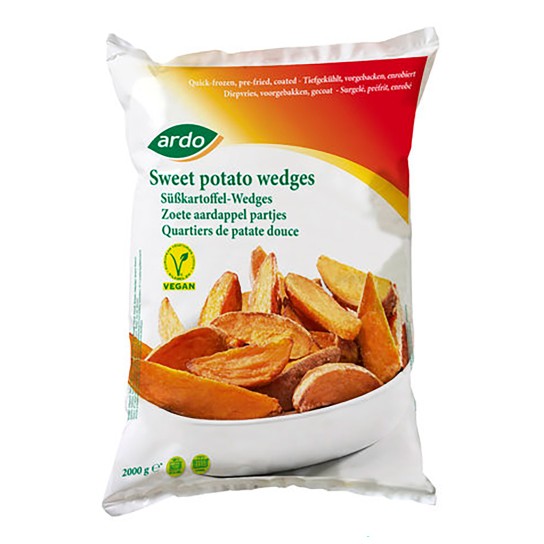 Batata Doce Gomos c/ Pele Congelada Ardo 4x2 kg