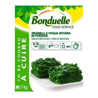 Grelos Mil-Folhas Congelados Bonduelle 6x1 kg