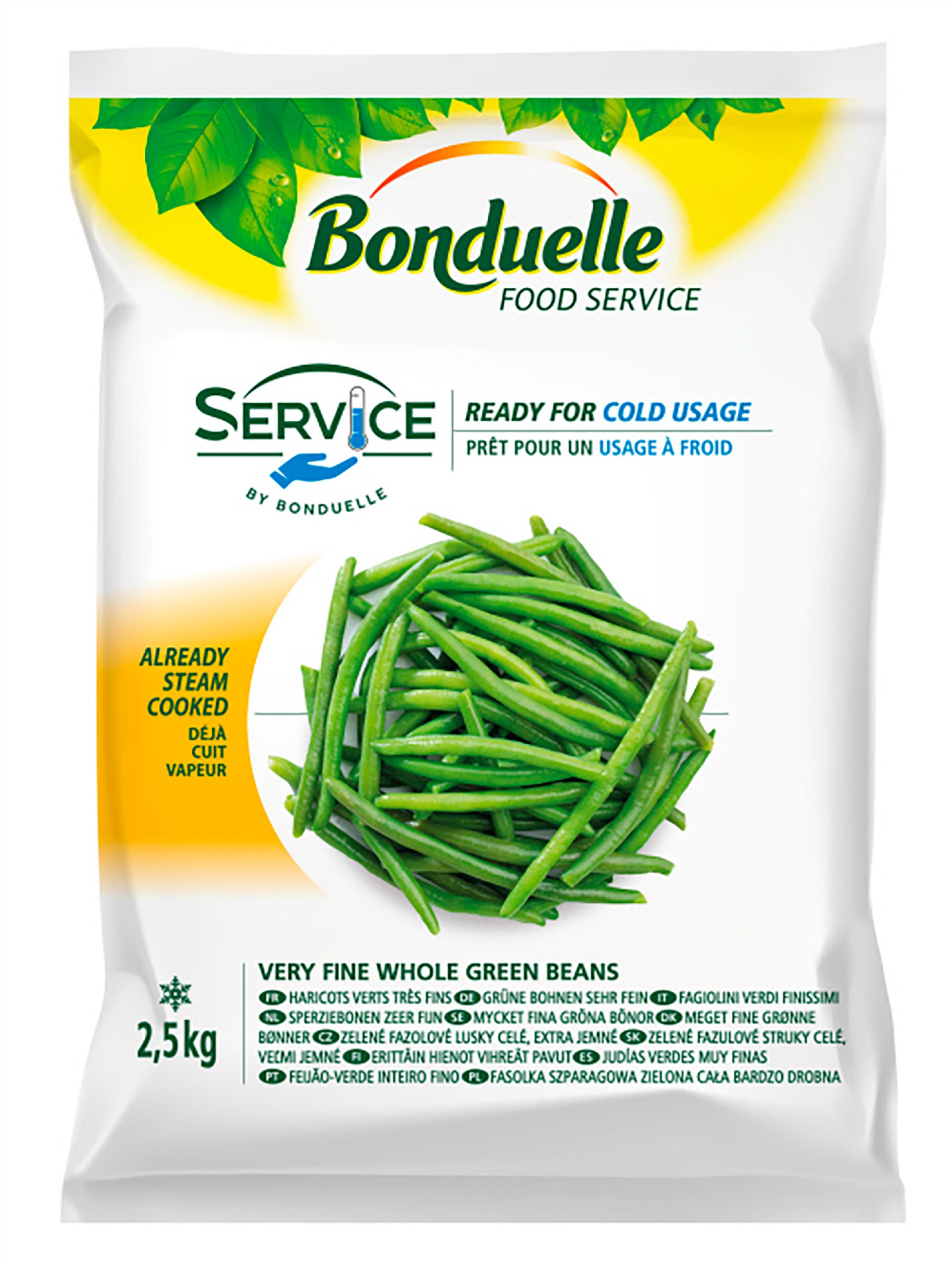 Feij�o Verde Fino Service Congelado Bonduelle 4x2,5 kg