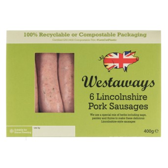 Salsichas Lincolnshire Congeladas Westaways 6x400 g