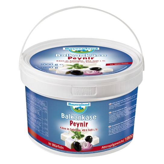 Queijo Tipo Feta Cubos Balde 1,8 kg