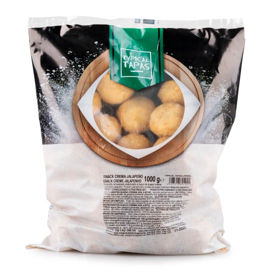 Creme Jalapeno Snack Congelado Eurofrits 3x1 kg