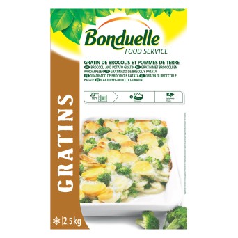Gratinado Brcolos c/ Batata Congelado Bonduelle 4x2,5 kg