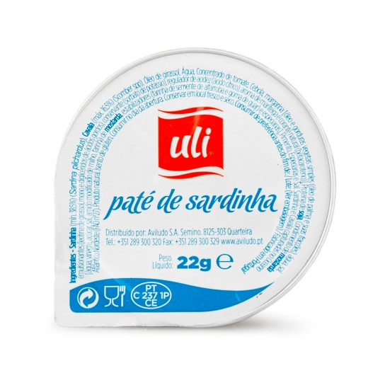 Patê Sardinha Uli 24x22 g Patê Sardinha Uli 24x22 g
