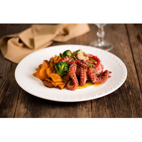 Polvo Lagareiro c/ Batata Doce Congelado 6x400 g