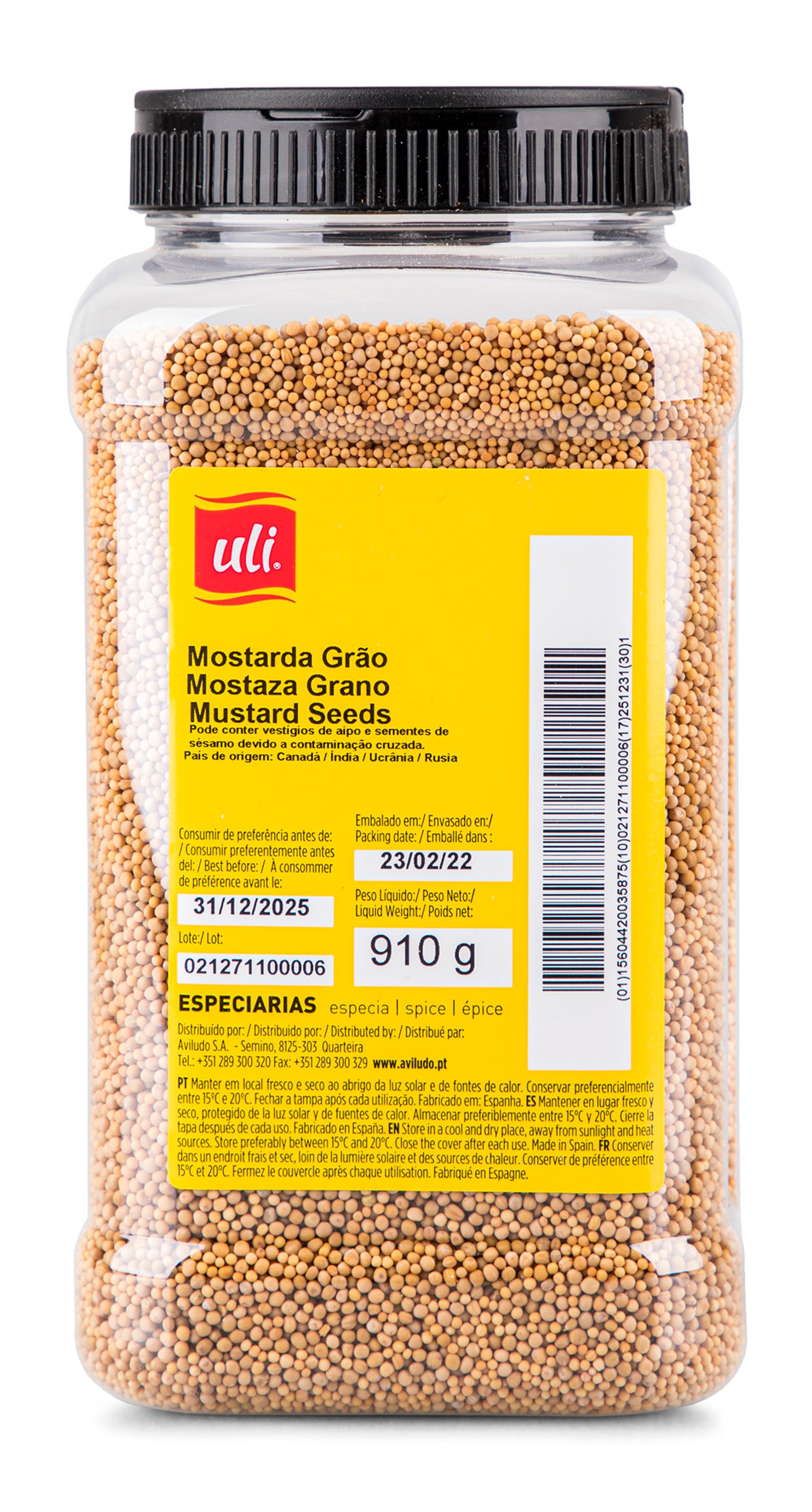 Mostarda Gr�o Uli Pet 910 g