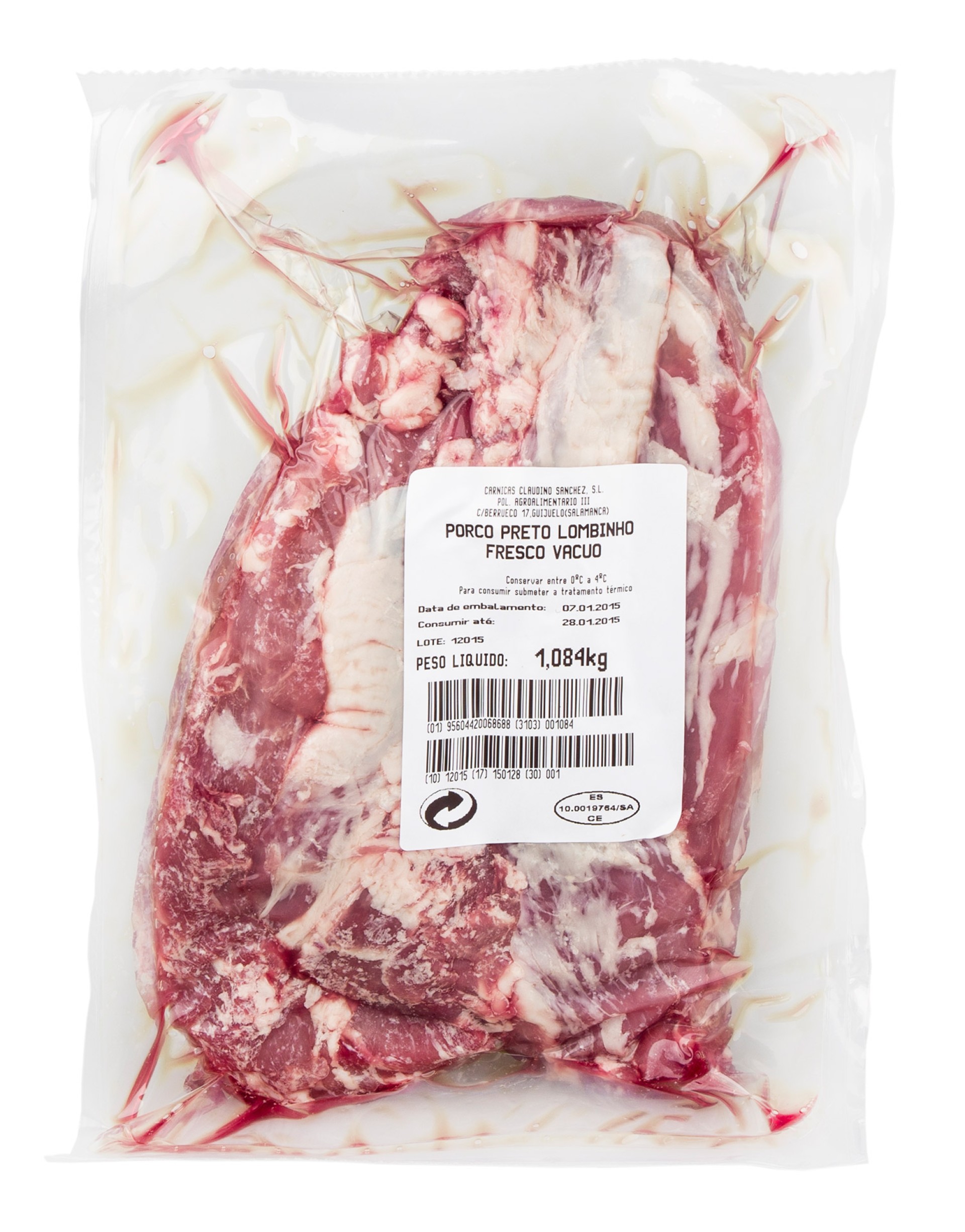 Porco Lombinhos Ibérico Frescos Vácuo Porco Lombinhos Ibérico Frescos Vácuo