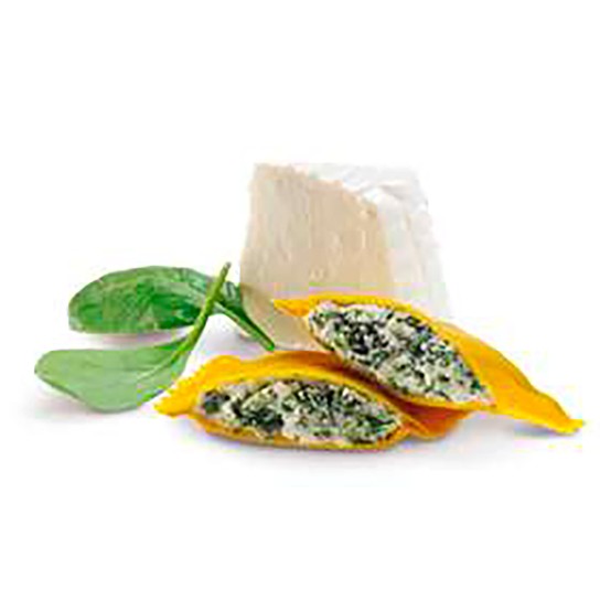 Massa Recheada Ravioloni Ricotta/Bufala/Espinafres Congelada Divine Cx 2 kg