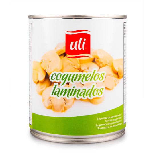 Cogumelos Cortados Uli Lata 12x780 g