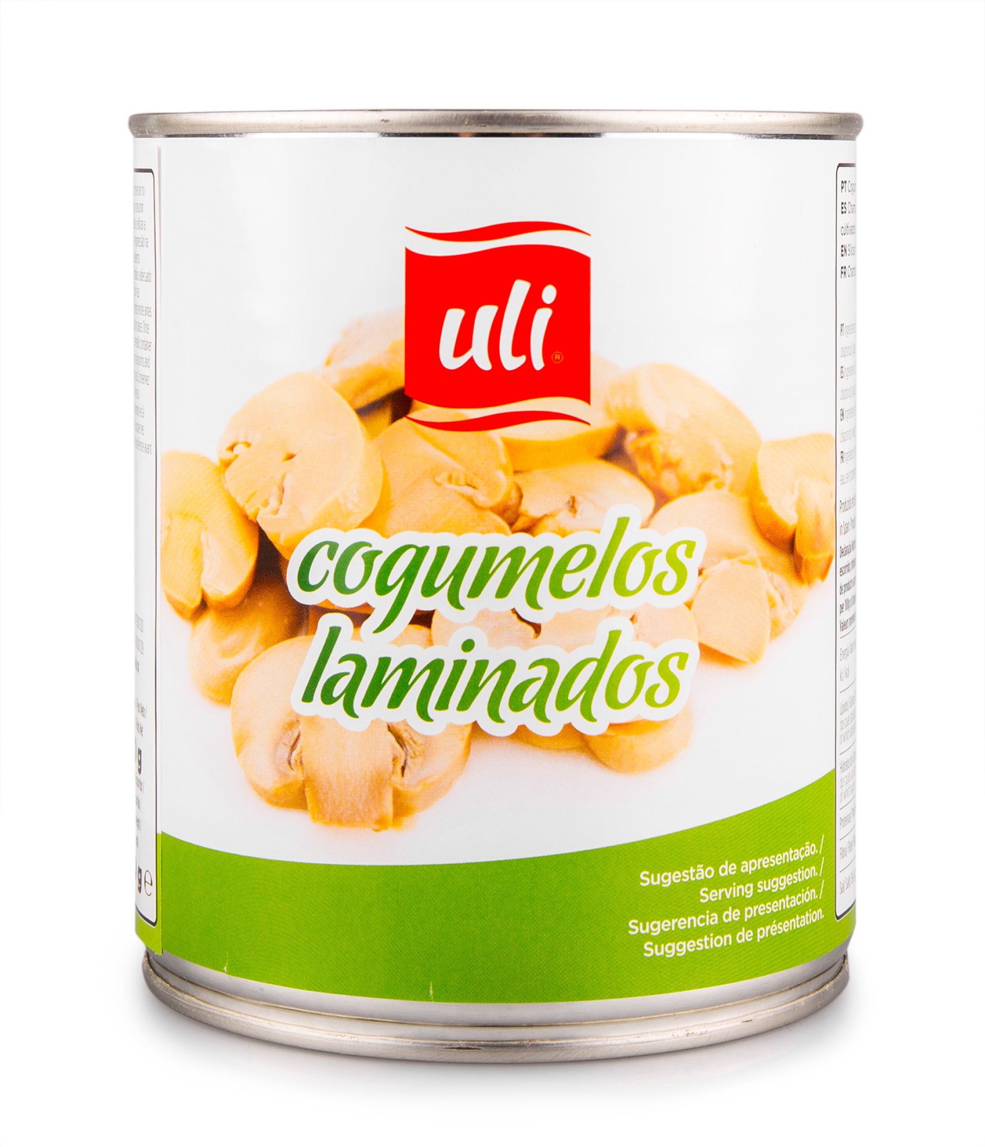 Cogumelos Cortados Uli Lata 12x780 g