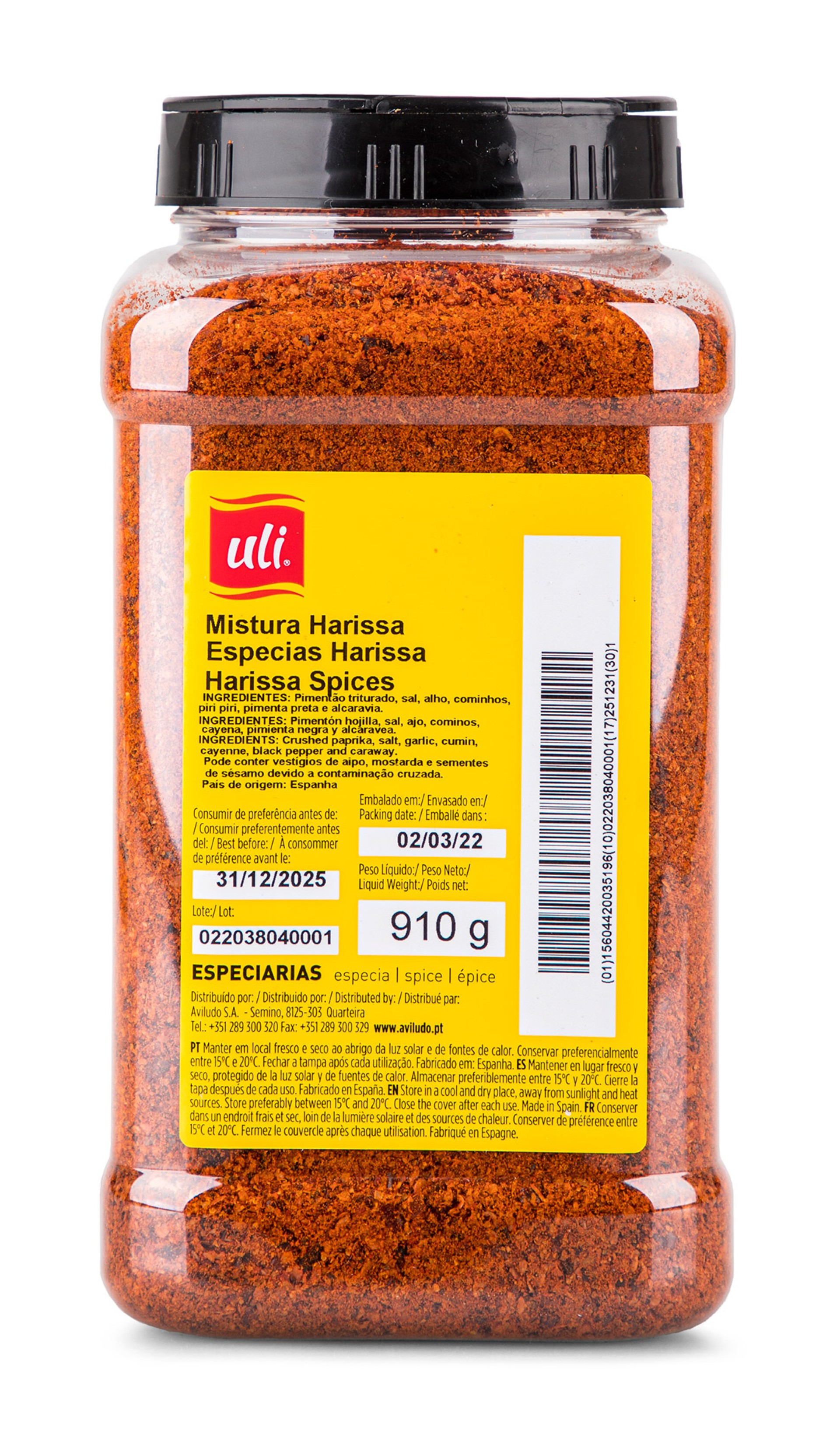 Mistura Harissa Uli Pet 910 g