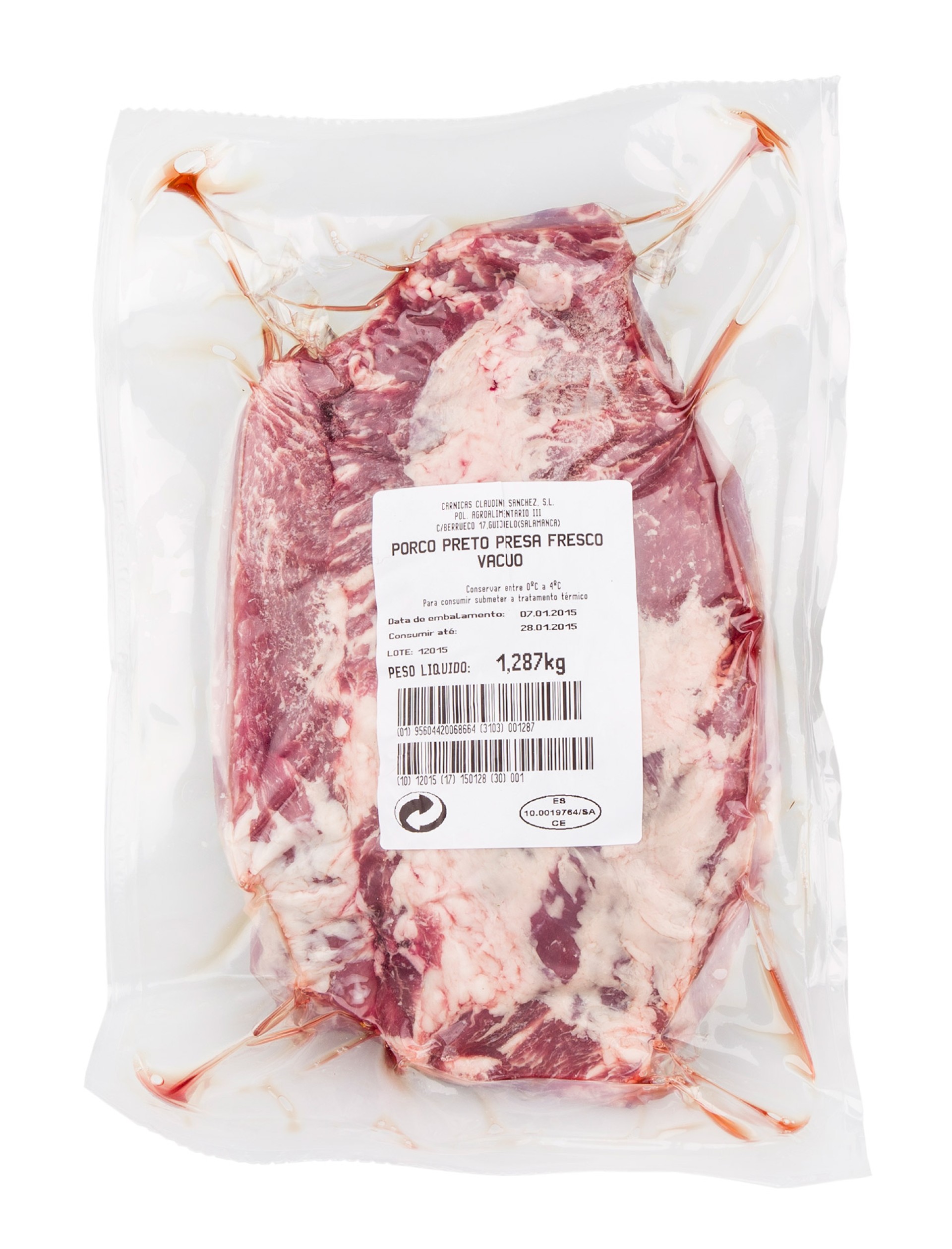 Porco Presa Ib�rico Fresca V�cuo