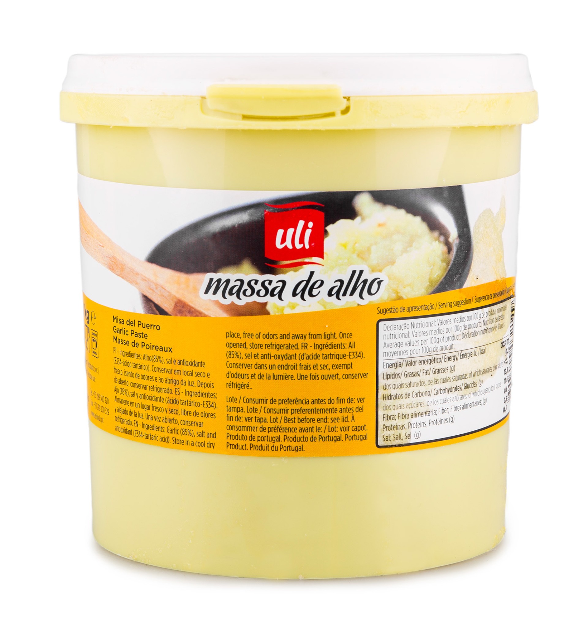 Massa Alho Uli 1200 g