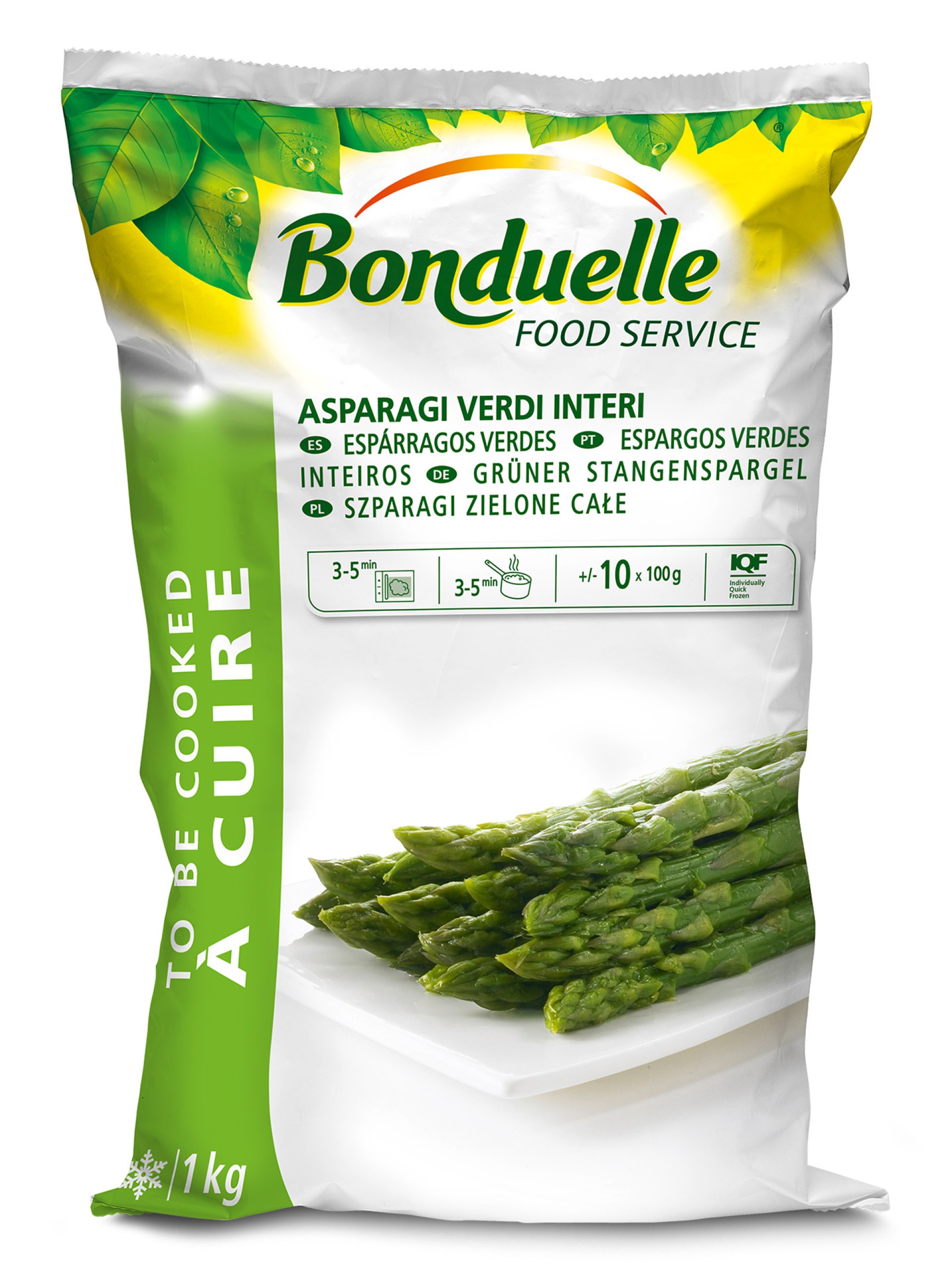 Espargos Verdes Congelados Bonduelle 5x1 kg