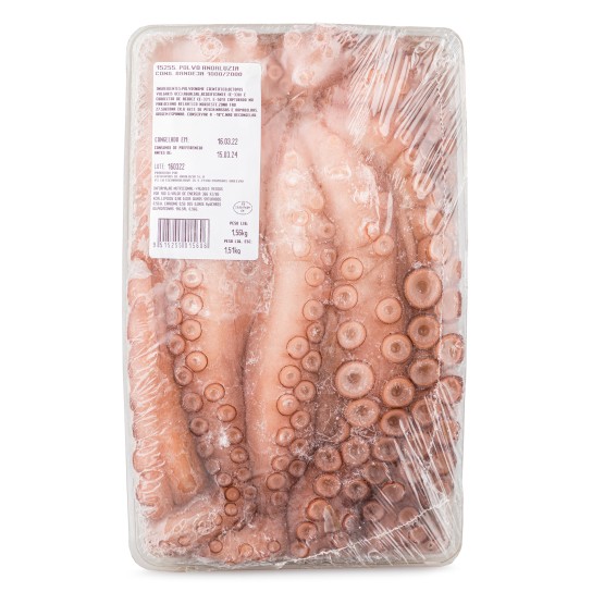 Polvo Andaluzia 1000/2000 Congelado Bandeja