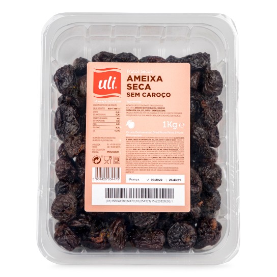 Ameixa Seca s/ Caroo Uli Cuvete 1 kg
