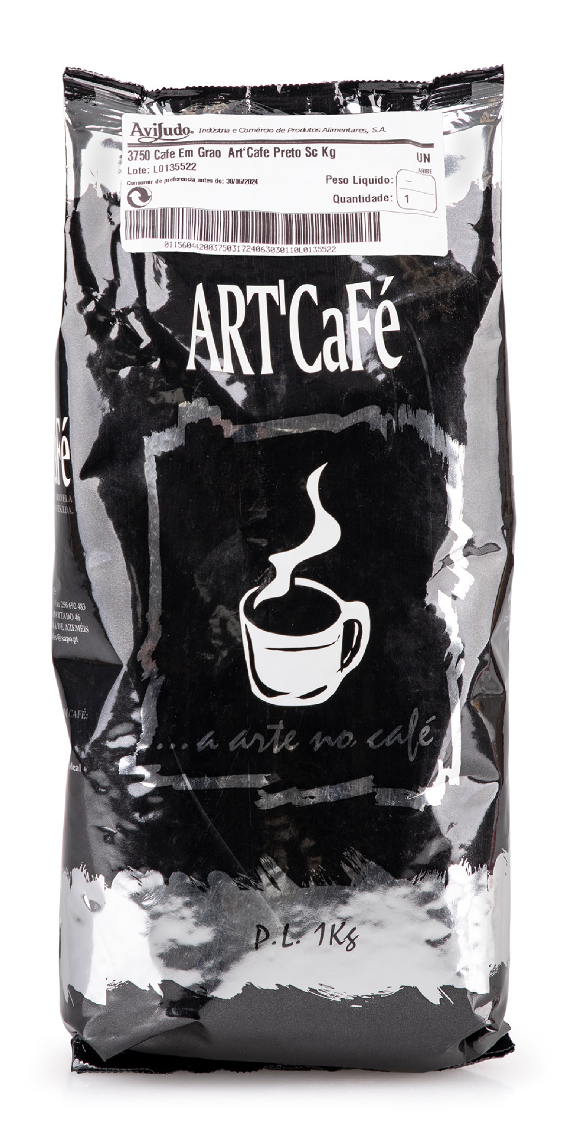 Café Grão Preto Art`Cafe Saco 1 kg Café Grão Preto Art`Cafe Saco 1 kg