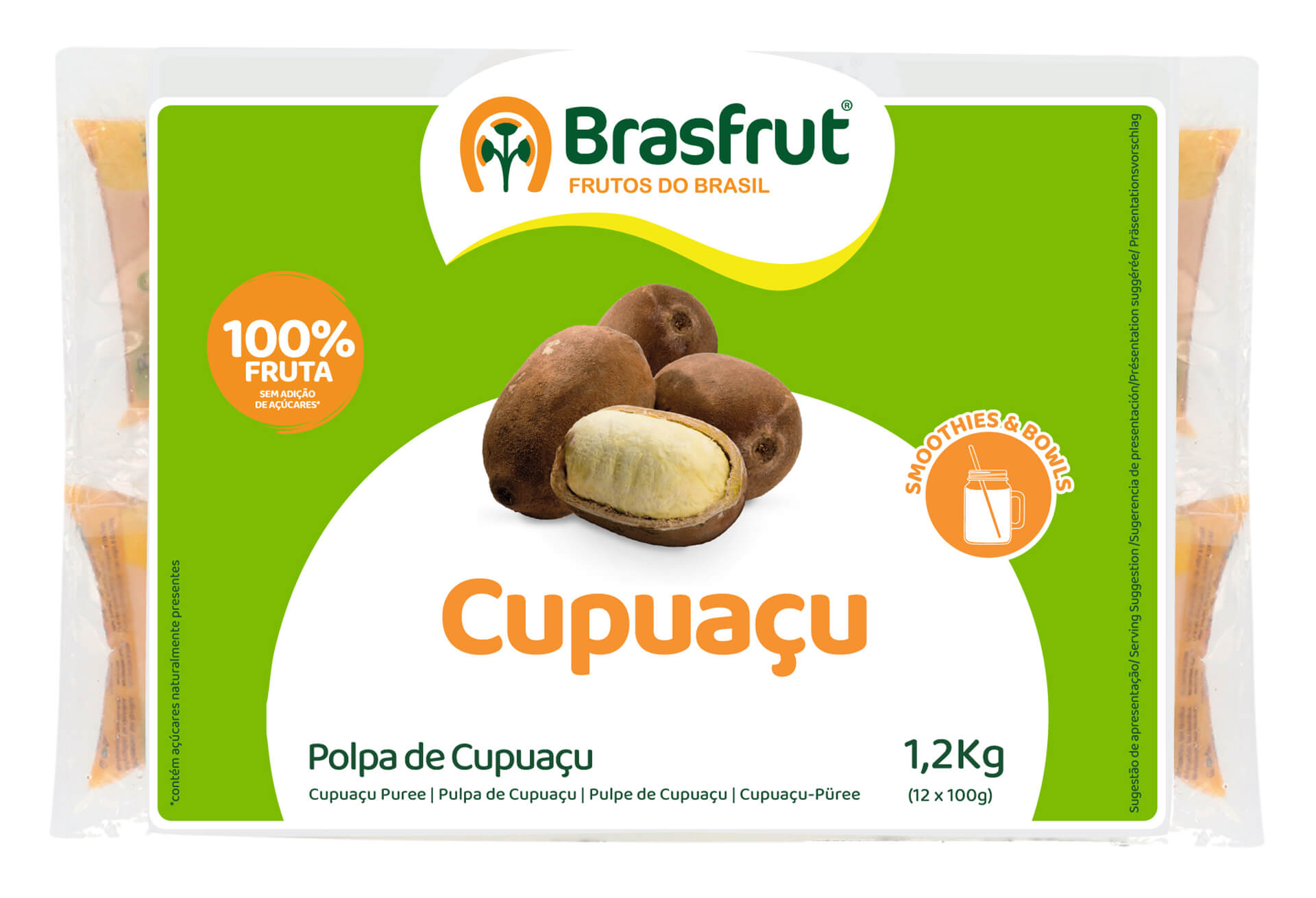 Polpa Fruta Cupua�u Congelada 12x100 g