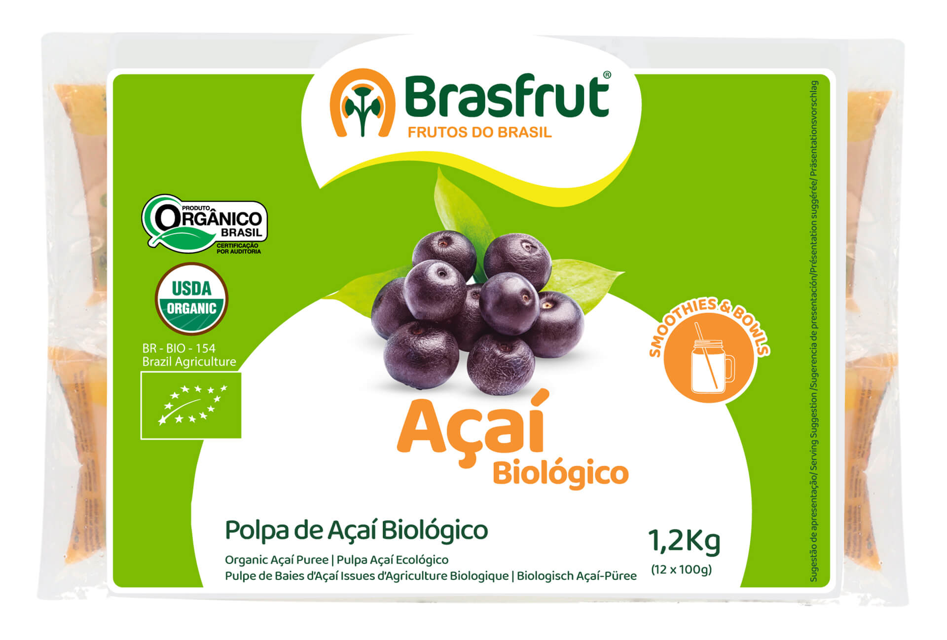 Polpa Fruta A�a� Congelada 12x100 g