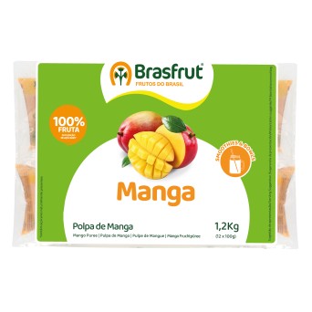 Polpa Fruta Manga Congelada 12x100 g